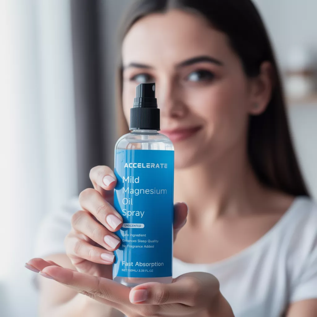 Organic Magnesium Oil Spray for Sleep, Stress Relief & Muscle Relaxation | 100ml