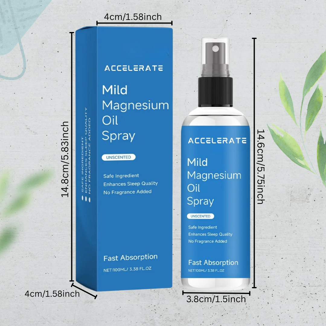 Organic Magnesium Oil Spray for Sleep, Stress Relief & Muscle Relaxation | 100ml